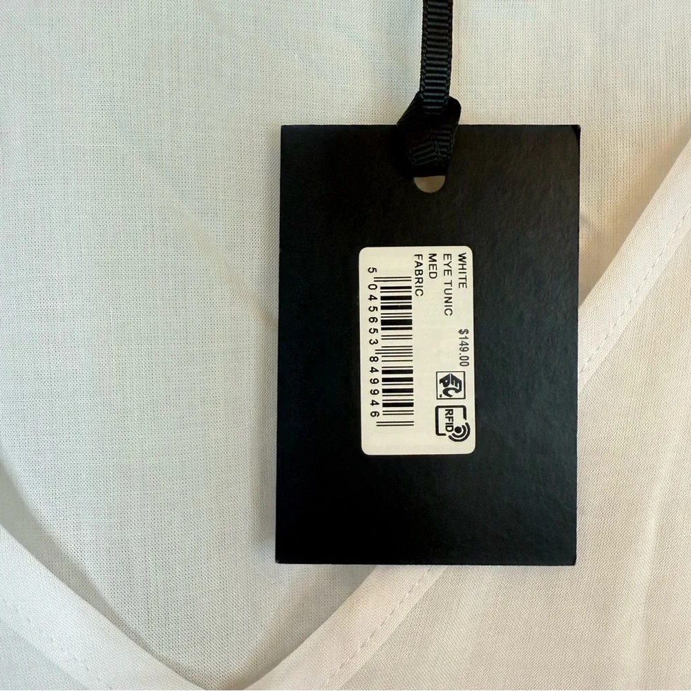Kurt Geiger London Eye White Women’s Tunic Cove Up Size Medium NWT